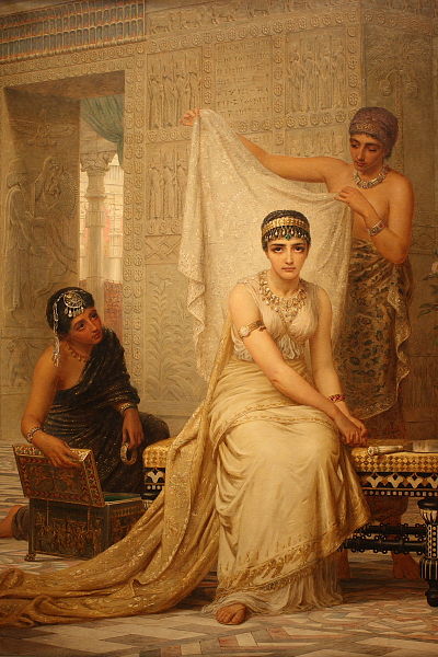 Esther in Harem Painting by edwin Long 1878